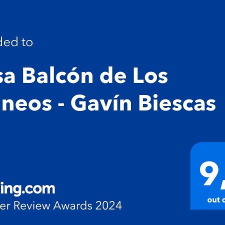 Casa Balcon De Los Pirineos - Gavin Biescas المظهر الخارجي الصورة
